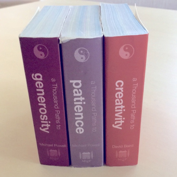 Zen Books Lot of 3 Three: A Thousand Paths to Creativity Patience Generosity - Picture 7 of 16